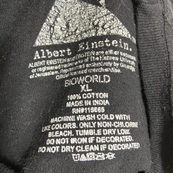 Albert Einstein t shirt bio world embroidery thread rainbow - Picture 8 of 8